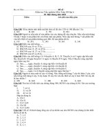 Kiem tra trac nghiem So hoc 6-Boi chung nho nhat