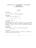 Đề Thi Học Sinh Giỏi TOÁN 12 - Tỉnh Kon Tum - Vòng 2 [2009 - 2010] doc