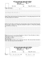 Đề thi chon HSG trương lơp 3,4,5