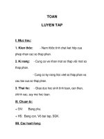 Toán Luyện tập tuần 12 phần tt pps