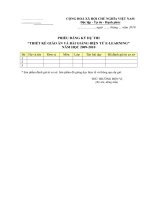 Phiếu đăng ký(PGD)