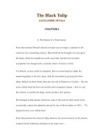 LUYỆN ĐỌC TIẾNG ANH QUA CÁC TÁC PHẨM VĂN HỌC –The Black Tulip ALEXANDRE DUMAS CHAPTER 6 potx