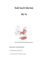 Xuất huyết tiêu hoá (Kỳ 5) ppt