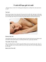 9 cách để bạn gái trẻ mãi potx