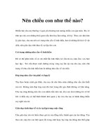 Cha mẹ và con cái - Phần 3 doc