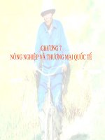 Bài giảng KINH TẾ NÔNG NGHIỆP - Chương 7 pps