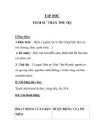 TẬP ĐỌC THÁI SƯ TRẦN THỦ ĐỘ pptx