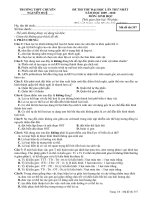 Thi thử chuyên Nguyễn Huệ 357