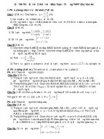 Đề Thi Thử ĐH Môn TOÁN - THPT Chu Văn An pptx