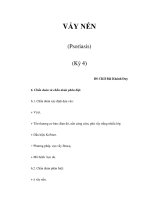 VẨY NẾN (Psoriasis) (Kỳ 4) potx