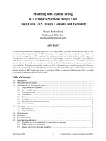 Modeling with SystemVerilogin a Synopsys Synthesis Design FlowUsing Leda, VCS, Design Compiler and Formality