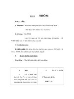 Giáo án Hoá học lớp 9 - NHÔM ppsx