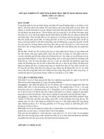 Kết quả nghiên cứu một số giải pháp thay thế sử dụng kháng sinh trong thức ăn cho gà