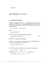 Independent And Stationary Sequences Of Random Variables - Chapter 5 pot