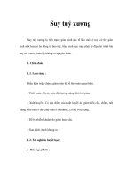 Suy tuỷ xương pdf