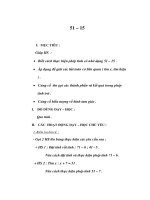 Giáo án Toán lớp 2 - 51 – 15 potx