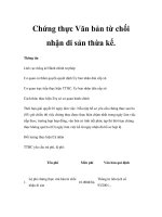 Chứng thực Văn bản từ chối nhận di sản thừa kế doc