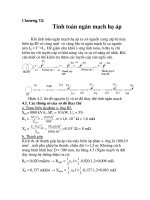 thiết kế hệ thống điện cho phân xưởng cơ khí, chương 13 potx