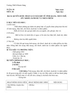 GDCD 6(tiết 28 + 29)