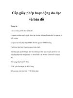 Cấp giấy phép hoạt động đo đạc và bản đồ pps