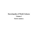 Encyclopedia of World CulturesVolume I - NORTH AMERICA - Overview ppt