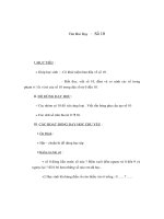 Giáo án Toán lớp 1 - Số 10 ppsx