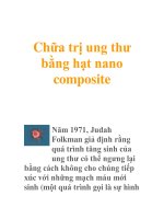 Chữa trị ung thư bằng hạt nano composite potx