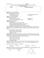 De KT Trac nghiem HH 8.1