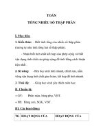 TOÁN TỔNG NHIỀU SỐ THẬP PHÂN doc