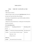 Chính tả lớp 3 - NGHE-VIẾT : NGƯỜI LIÊN LẠC NHỎ ppsx