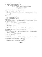 Đề Thi Thử ĐH Môn TOÁN - THPT Ngô Quyền - Đà Nẵng - 2009 ppt
