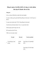 Đăng ký giảm vốn điều lệ đối với công ty trách nhiệm hữu hạn 02 thành viên trở lên ppt