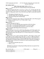 De thi HSG HOA9 Cap TP VONG II 2006-2007