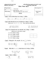 Đề thi Olimpic Lớp 5