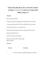 Cấp lại Giấy phép đào tạo lái xe mô tô hai, ba bánh ( các hạng A 1, A 2, A 3 ) và máy kéo có trọng tải đến 1.000 kg ( hạng A 4 ) pot