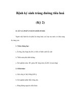Bệnh ký sinh trùng đường tiêu hoá (Kỳ 2) doc