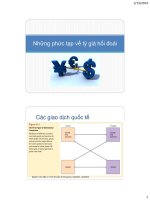 Những phức tạp về tỷ giá hối đoái  chương trình giảng dạy kinh tế fulbright