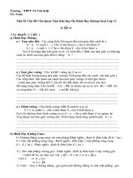 Mot so van de can quan tam khi day HHKG lop 12