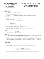 Đề Thi Thử ĐH Môn TOÁN - THPT Lê Xoay - Ban KHTN [2009 - 2010] ppt