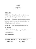 TOÁN LUYỆN TẬP tuần 22 pps