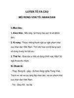 Luyện từ và câu Mở rộng vốn từ lòng dân pdf