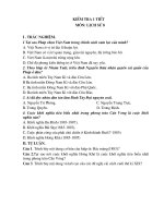 Kiểm tra 1 tiêt sử 8 HK II- Co Đ.an