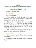 Lịch sử lớp 10 Bài 20 docx