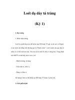 Loét dạ dày tá tràng (Kỳ 1) pptx