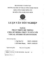 Phát triển hệ thống chia sẻ media trực tuyến với Visual Studio Team System