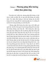 thiết kế phương pháp điều khiển robot tự hành dựa trên cơ sở logic mờ, chương 3 ppt