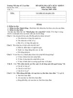 Đe kt GK2 mon: Tieng viet