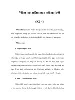 Viêm loét niêm mạc miệng-lưỡi (Kỳ 4) pptx