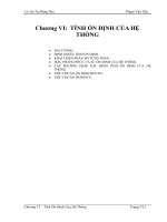 Cơ sở tự động học - Chương 6 pps