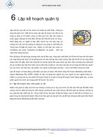 Người hoạch định kế hoạch xuất khẩu Chương 6 pptx